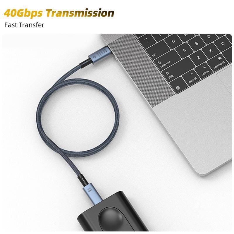 Кабель HdooLink USB C PD 240 Вт USB 3.0 4.0 40 Гбит/с 8K 60 Гц Кабель PD для быстрой зарядки для MacBook Air iPad Pro TB4 S22 USBC Type C Линия передачи данных для зарядки