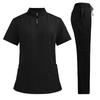 1 Set Surgical Uniforms Short-sleeved Nursing Tunic Suit Beauty Salon Medical Doctor Trousers Sets Woman Scrub Set Top-Pants