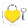 2pcs 2 Sets Heart Shaped Padlock 30x39mm Size Love Lock Padlock  For Romantic Occasions