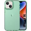 Protective Case - BOOLING - for iPhone 14 - Flexible - Green - Shockproof and Scratch-Resistant