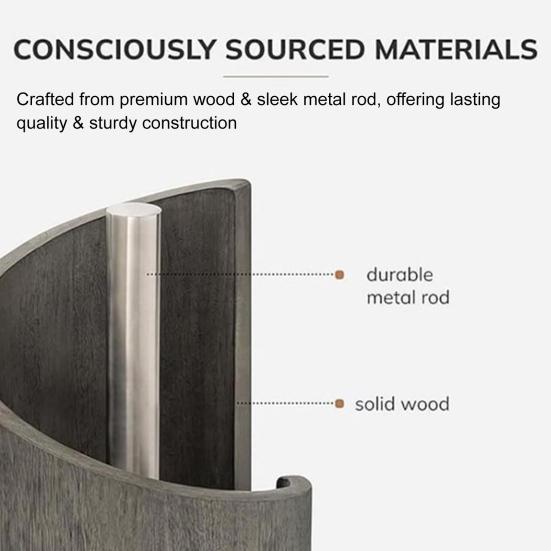 Деревянный держатель для бумажных полотенец, управление одной рукой, легкий доступ, подставка для бумажных полотенец, аксессуар для декора кухни в стиле фермерского дома