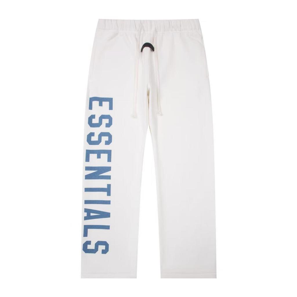 ESSENTIALS Унисекс Модные Спортивные Штаны с Принтом Букв - Свободные Повседневные Уличные Длинные Брюки