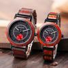 Relogio Masculino BOBO BIRD Wooden Men Watches Top Brand Luxury Stylish Women Watch Great Gifts for Lovers Accept Engraving Logo