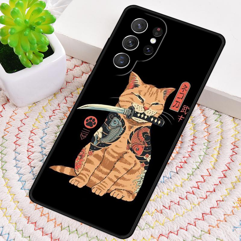 Стиль Японии Тигр Кот Сиба-ину Силиконовый Чехол для Телефона Для Samsung Galaxy note 10 pro S26 S25 S24 S23 S22 S21 Plus Ultra Чехол