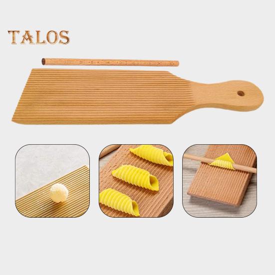 1 комплект доски для изготовления макарон, многофункциональная деревянная доска широкого применения, уникальная доска для приготовления макарон с противоскользящей ручкой для кухни