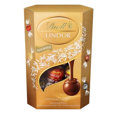 Lindt Подарочная коробка шоколадных трюфелей Lindor 200 г