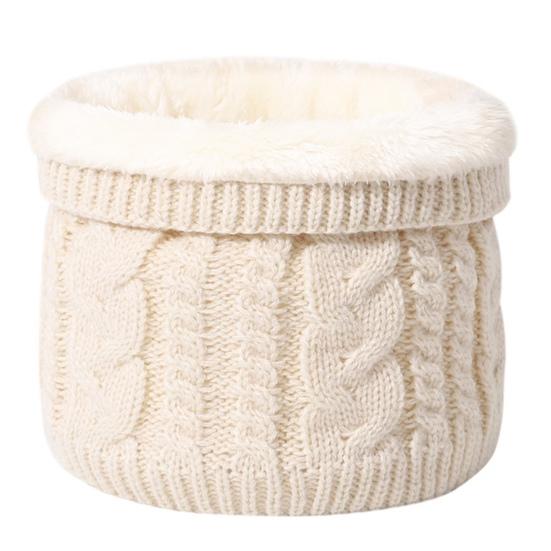 Женский мужской термошарф однотонный с фактурой кручения, утолщенная плюшевая подкладка, теплый шарф для шеи, ветрозащитный шарф для защиты от холода