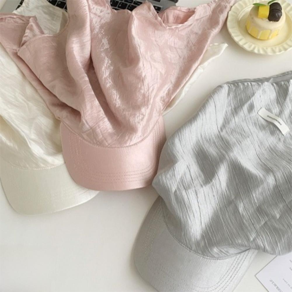 Satin Headscarf Baseball Cap Y2K Peaked Cap Retro Sunscreen Beach Hat  Outdoor