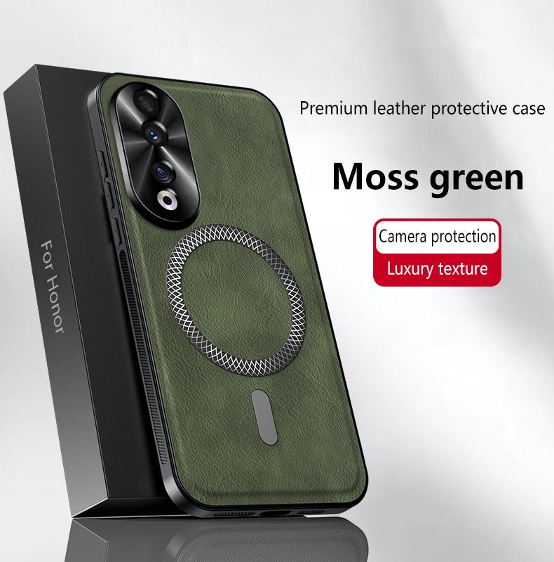 Для Honor 90 90 Pro 90 GT кожаный чехол-книжка с полной защитой, магнитный, водонепроницаемый, противоударный, с защитой от отпечатков пальцев