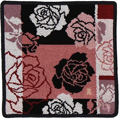 LANVIN COLLECTION Тканый из велюра платок с крупным мотивом розы 08302002 Элегантное хлопковое полотенце