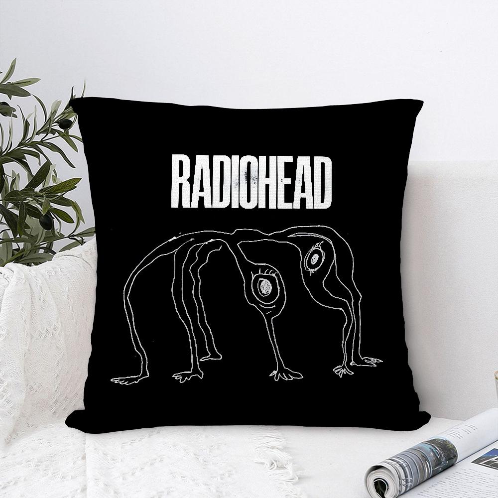 B-Британская группа RadioheadS Наволочка Плюшевая Ткань Мягкая Наволочка Двусторонняя Печать Чехол для Подушки Чехол для Декоративной Подушки