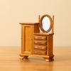 Vintage Miniature Dressing Table 1:12 Scale Doll House Furniture with Simulation Details for Doll House Enthusiasts