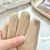 Full Finger Gloves Autumn Winter Female Gloves Korean Style Gloves  Driving Mitten