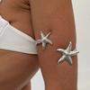 Starfish Arm Chain Adjustable Open Cuff Bangles Women's Bracelet  Banquet Party Dress Up Gift