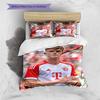 Wanner Pattern Bedding Home Decoration Birthday Gift ( 1 duvet cover + 2 pillowcase, without core),fan merchandise.