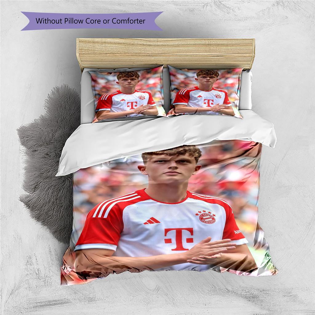 Wanner Pattern Bedding Home Decoration Birthday Gift ( 1 duvet cover + 2 pillowcase, without core),fan merchandise.