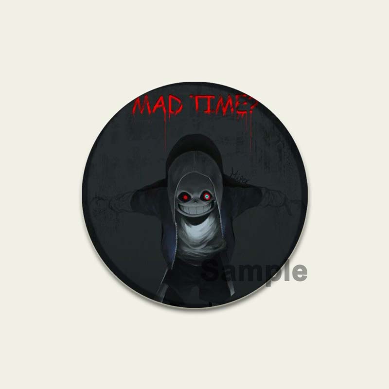 32/44/58MM Аниме Киллер Санс Булавки Мультфильм Значок Ручной Работы Жестяные Броши Нагрудник Для Рюкзака Одежда Подарочный Аксессуар
