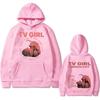 Модная мужская толстовка TV Girl 3D-принт толстовки весна и осень повседневная мужская толстовка женский оверсайз топ одежда