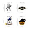 Zinc Zinc Zinc Alloy Halloween Funny Brooch Pumpkin Flying Broomstick Cat Brooch Skeleton Brooch  Halloween