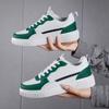 Spring Women Shoes Outdoor Green Leather Casual Sneakers Men Sport Running Breathable Walking Flat Female Footwear Fashion