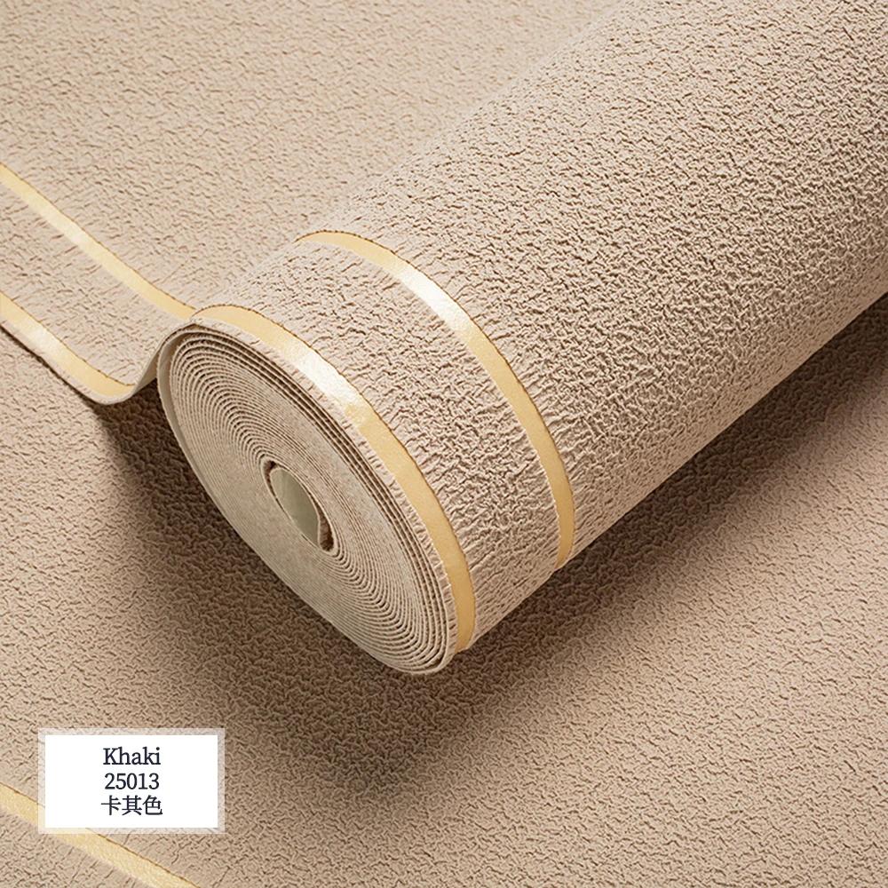 Nordic Imitation Deer Skin Velvet Double Stripe Wallpapers Bedroom Living Room Non Woven Fabric Home Decoration Wallpaper