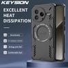 KEYSION Hollow Heat Dissipation Case for POCO F7 Pro F7 Ultra Magnetic Cooling Shockproof Phone Cover for Xiaomi POCO F7 Ultra