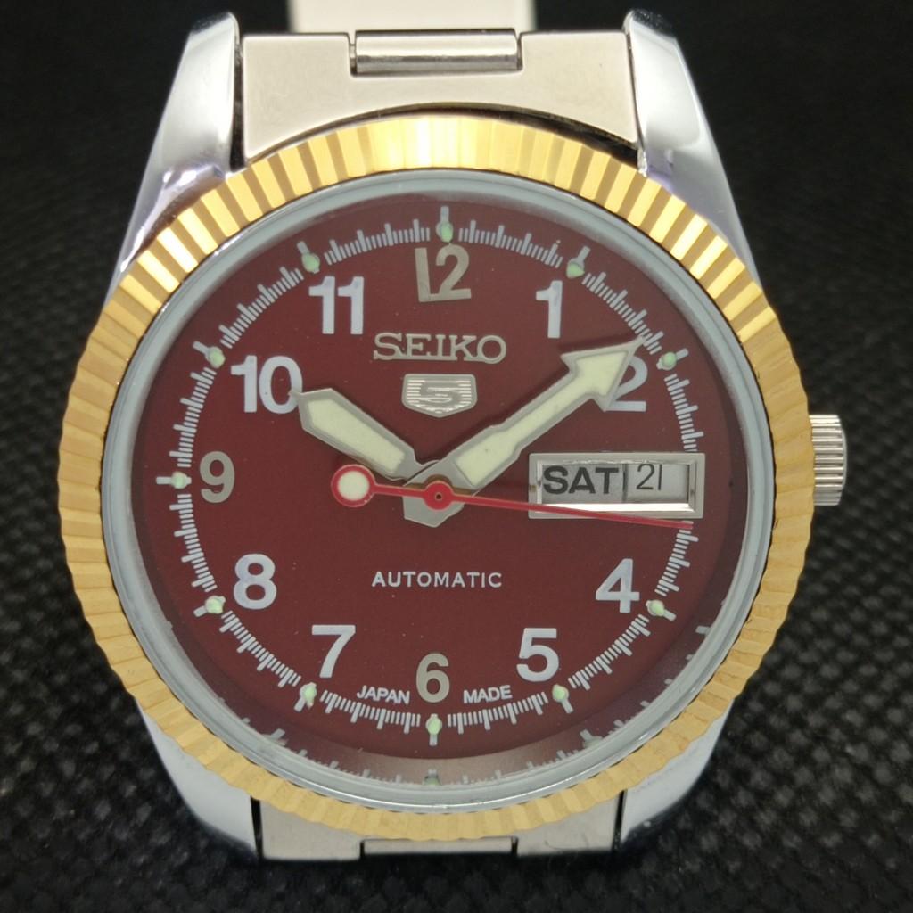 ВОССТАНОВЛЕННЫЕ ВИНТАЖНЫЕ МУЖСКИЕ ЧАСЫ SEIKO 5 PRESIDENT AUTOMATIC ИЗ ЯПОНИИ 575a-a304896-9