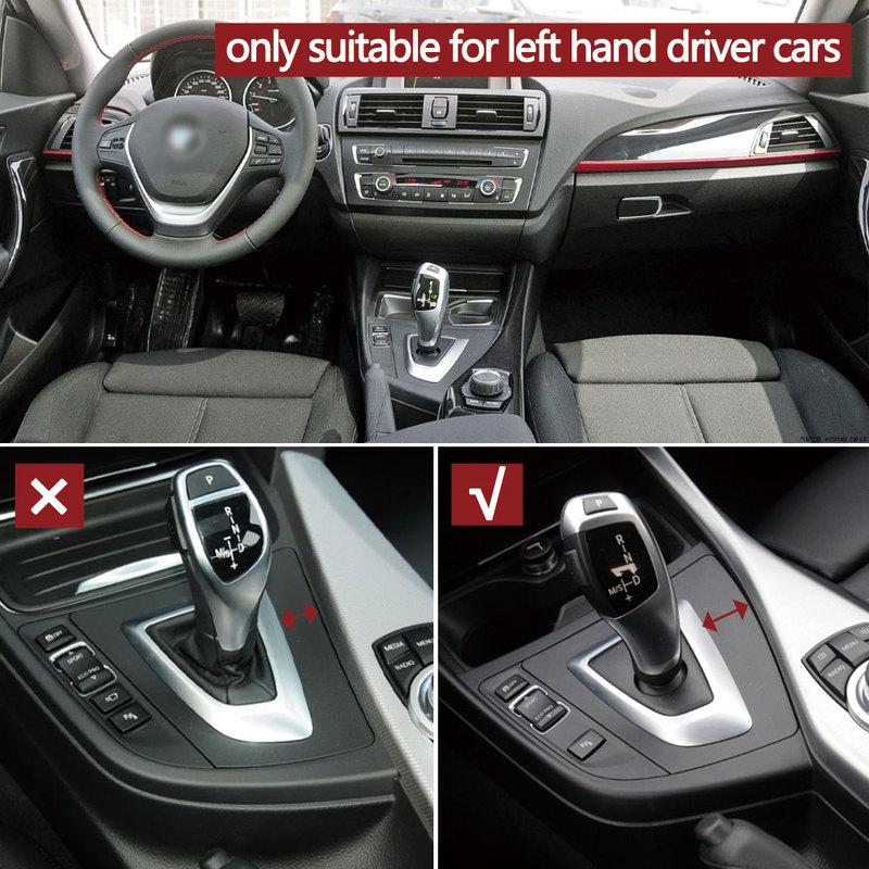 Накладка на селектор переключения передач центральной консоли автомобиля с левым рулем, рамка переключателя трансмиссии для BMW F20 F21 F22 F23 F87 51169207315
