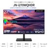 JAPANNEXT 27 Inch Monitor WQHD 2560x1440 Resolution IPS Display Light (HDMI/DisplayPort/Built-in speaker/VESA compatible/Blue Cut) JN-i270WQHDR