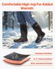 Protective Footwear for Men Neoprene Rubber Work Rain Boots Size 12 US