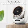 Electric Heater Portable Heating Fan Mini Desktop Air Cold Warm Heater Fan Winter 3 Gears Remote Control Wide for Home