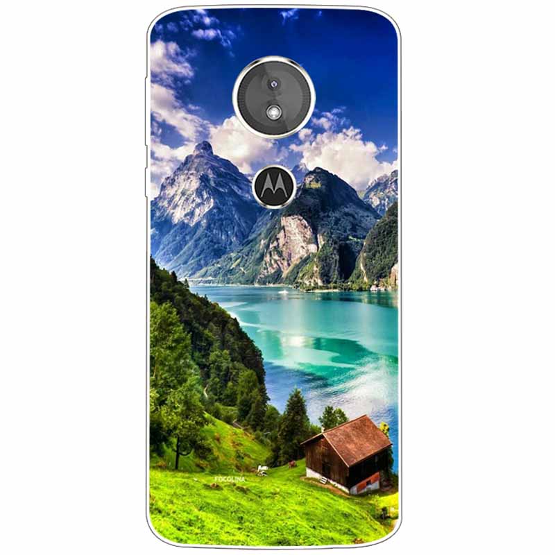 Для Moto G6 Play G6Plus G 6 Чехол ТПУ Мягкая Краска Животное Силиконовые Прозрачные Чехлы для Motorola Moto G6 Plus G 6 Capa G6Play Funda
