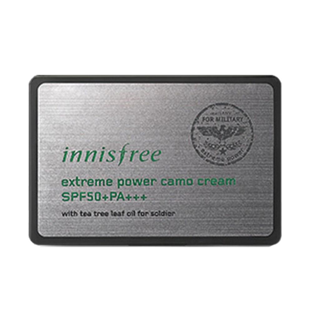 Innisfree Extreme Power Camouflage Cream SPF50+ PA+++ 15g Brown + Khaki + Black 1 pcs