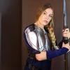 Women’s Medieval Steel Armor Set Warrior Chestplate  Spaulders Battle-Ready Fantasy Cosplay Costume