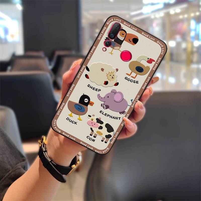 Ударопрочный TPU чехол для телефона Huawei Nova 4, модный дизайн, мультяшный, противоударный, полное покрытие, милый, грязеотталкивающий
