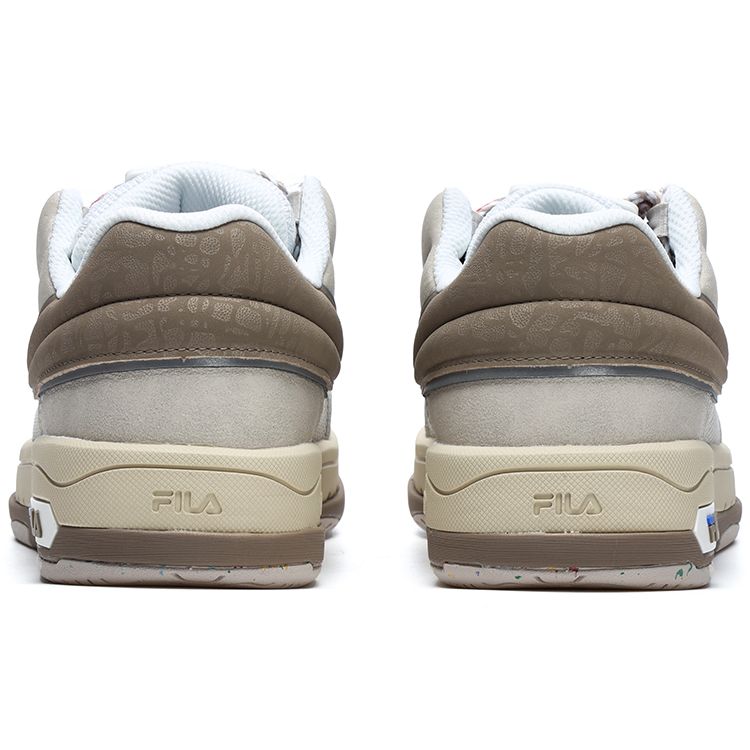 Fila Mix Dance Shoes Low Top Skate Shoes Women Sneaker Beige F12W314203FMG