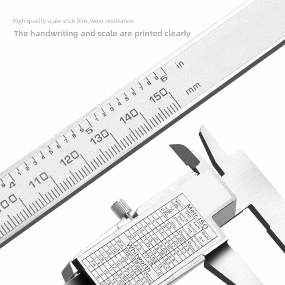 LCD Electronic Digital Caliper 0-150mm Digital Display Vernier Caliper Multi-purpose Durable Digital Ruler Woodworking Tool