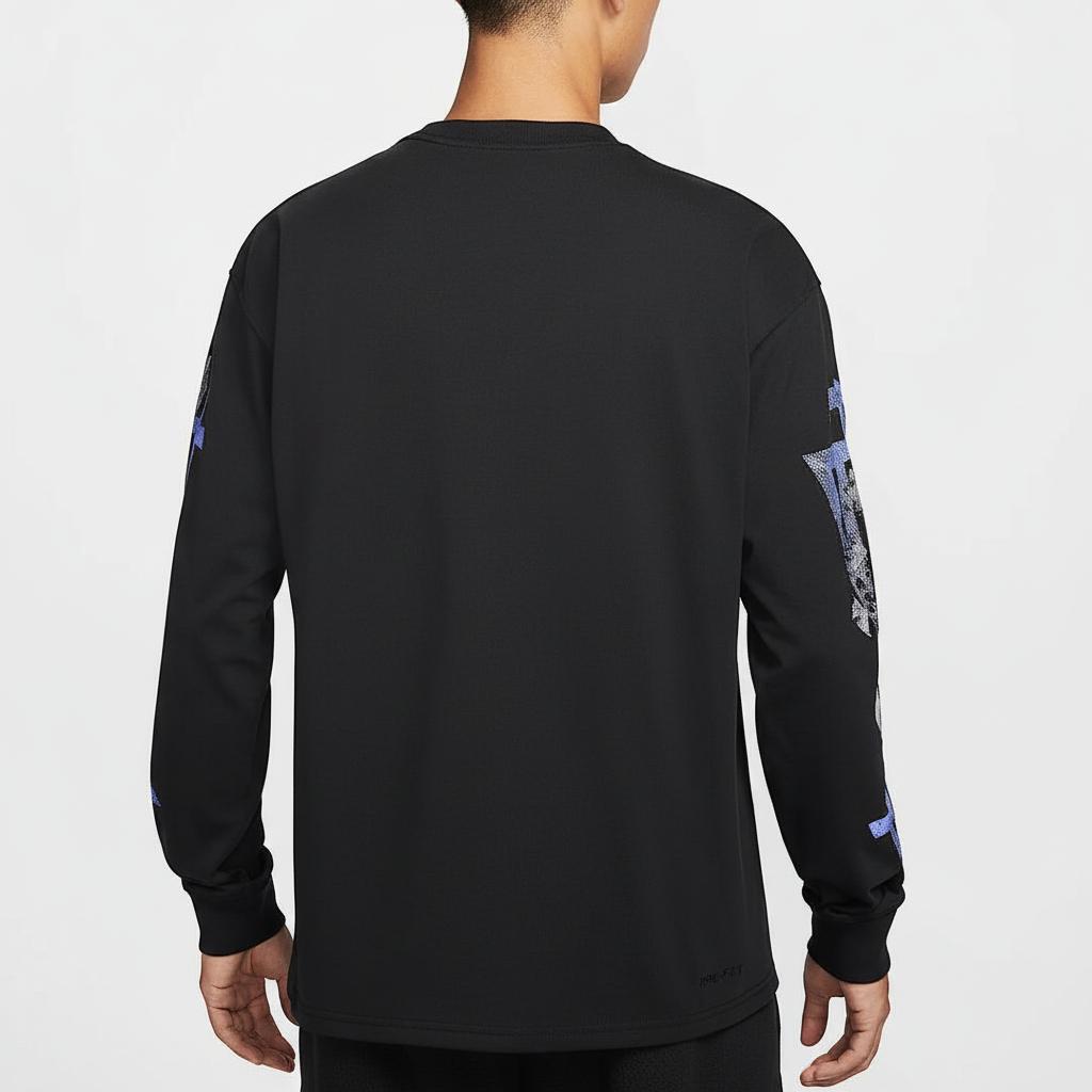 Nike Футболка мужская Dri-Fit FW25 Kobe быстросохнущая свободного кроя с длинным рукавом IM7749-010