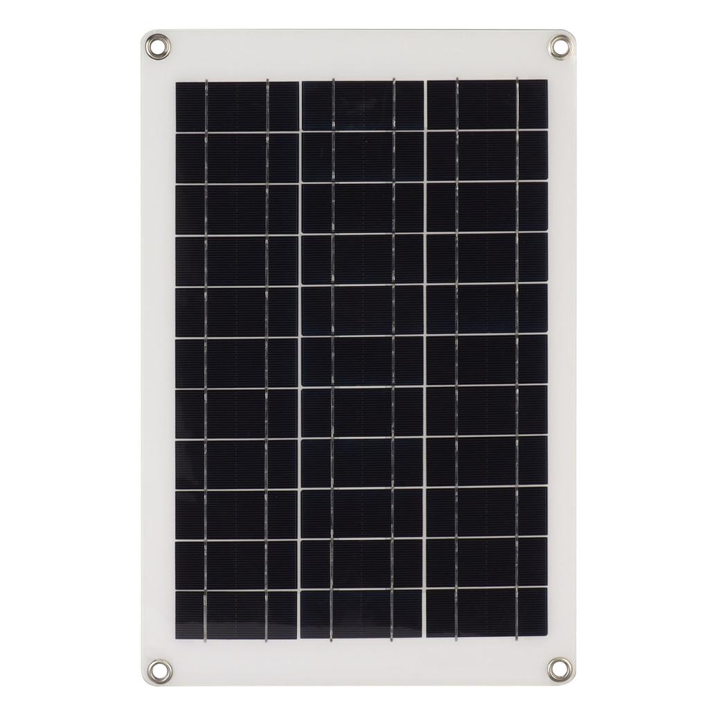20W Polycrystalline Solar Panel Kit Flexible Photovoltaic Charging Panel with Dual USB Interface