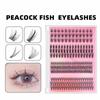 Multi Size Individual Lash Clusters Soft PBT Material Lash Cluster Kit  For Beginner