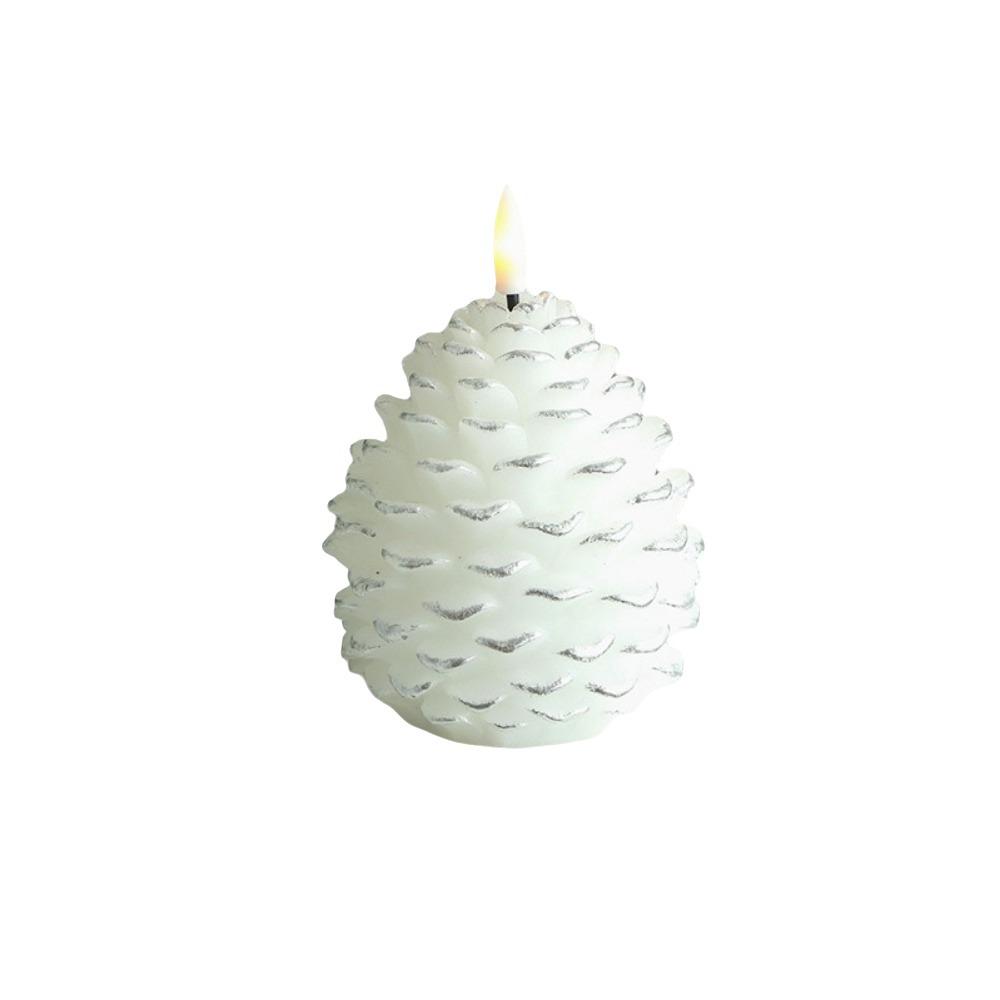 Paraffin Wax Christmas LED Candle Lights Electric Lights Fake Candles Christmas Ornaments