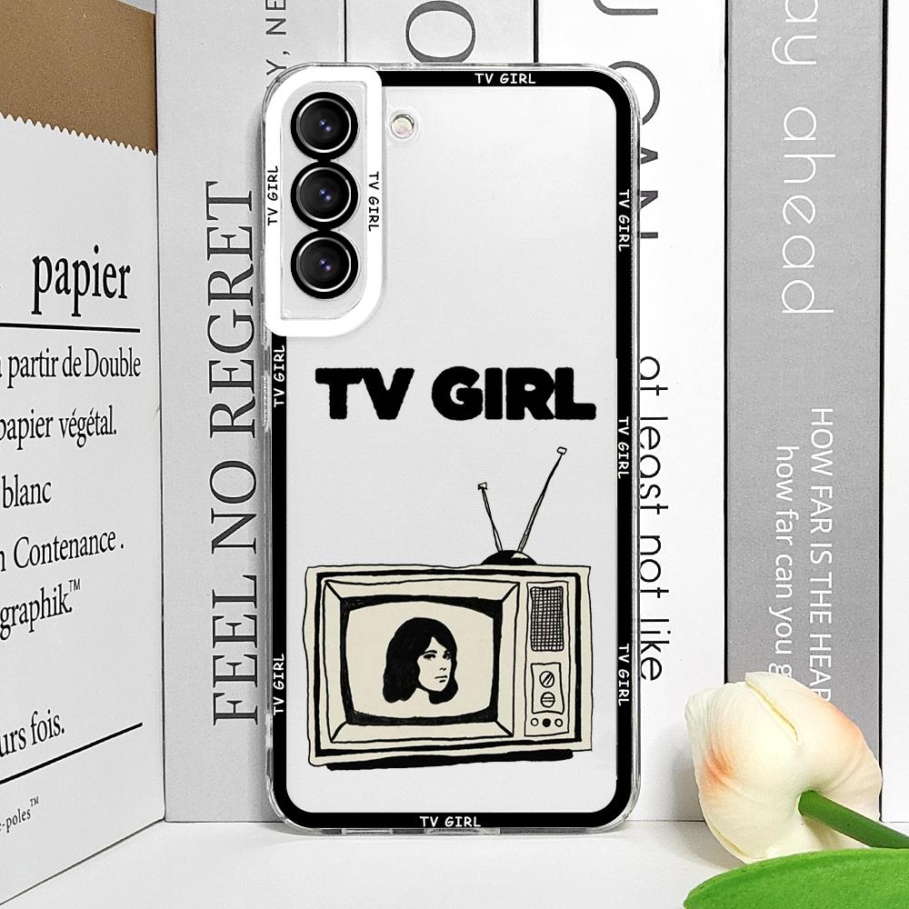 Модный Чехол для Телефона с Изображением Певицы TV Girl Музыкальные Альбомы для Samsung Galaxy A14 4G A16 A55 A54 A36 A53 A13 5G A15 A25 A52 Прозрачный Мягкий Чехол