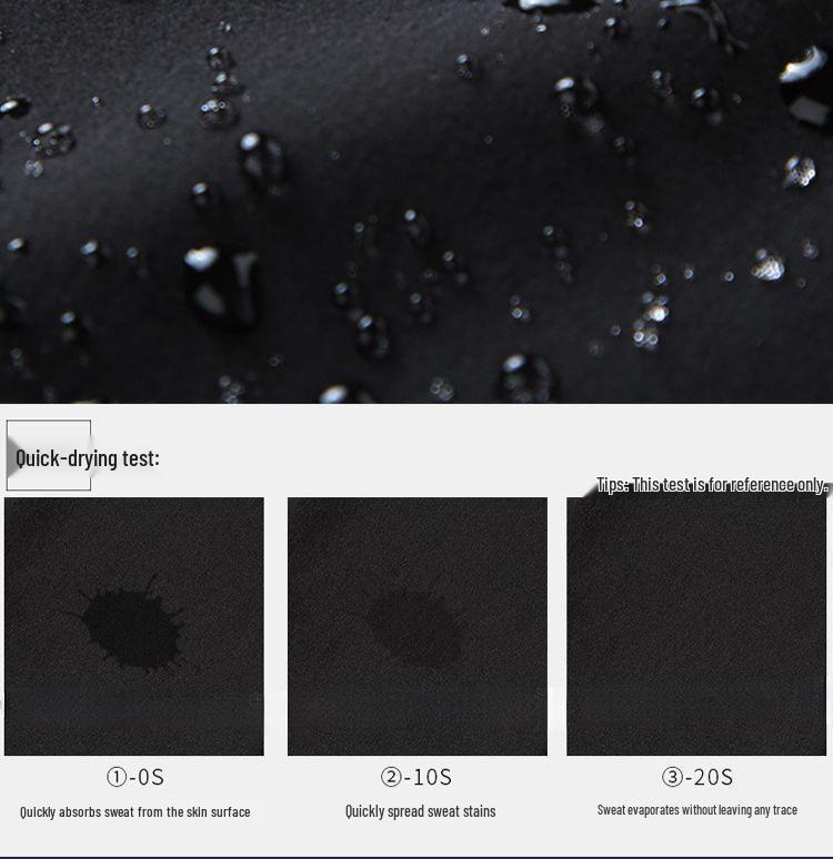 Men's Plus Size Quick-Dry Ice Silk Straight-Leg Pants for Summer Outdoor Work