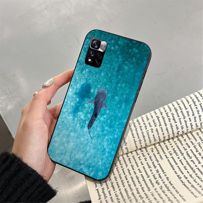 Чехол для телефона для Xiaomi Poco C71 15T 14T Pro Redmi note 15 14 14 13 Pro Redmi A5 15C 13C Кит-акула