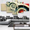 Wall Art Canvas Prints Painting 5 Piece Classic Cars Lineup Posters Modern Vintage Bedroom Framework Home Decorations