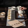 Chaxun Master Handmade Ceramic Tea Set - 10-Piece Gift Set