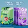 10Pcs Summer Cool Paste Fruit Flavor Ice Paste Cooling Stickers Cool Heat Prevention Stickers Multi-Purpose Portable Cool Paste