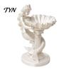 Unique Birthday Gifts for Her Mermaid Jewelry Storage Box, Decorative Seashell Trinket Tray, 3D Printing Practical Sculpture Pearlescent White