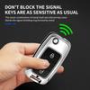 Car Key Case Cover Holder Zinc Alloy 3 Button Smart Key Fob Shell For VW Volkswagen Bora Polo Tiguan Passat B5 B6 B7 Golf