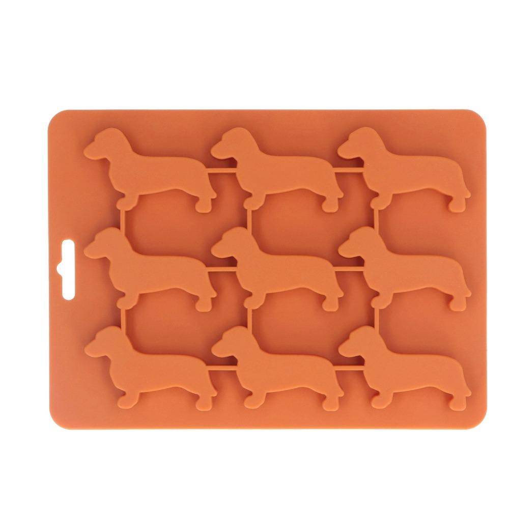 9 Cavity Silicone Ice Cube Tray Silicone Baking Mold Reusable Chocolate Mold Candle Making